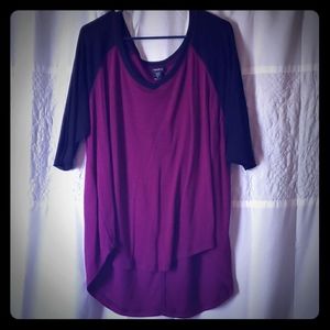 Torrid size 2 baseball tshirt